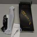 Thermal Brush, MINI & Tiny 1 Inch Ionic Heated Round Brush for Smooth Style, Tourmaline Ceramic Cepillo para Pelo for Short to Medium Hair, Adjustable Temperature, Dual Voltage, Compact-Size (Black)