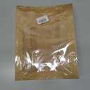 ONE MORE [15pcs] 10inch Kraft Bakery Boxes, Large Pie Boxes with PVC Window Natural Disposable Box for Cookie 10x10x2.5inch,Pack of 15