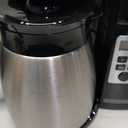 BLACK+DECKER 12 Cup Thermal Programmable Coffee Maker with Brew Strength and VORTEX Technology, Black/Steel, CM2046S