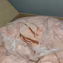 Bedsure King Size Comforter Set Dusty Pink - Bed in a Bag Bedding Set 7 Pieces, GentleSoft Pintuck Bed Set Gift for Family, Pinch Pleat Dusty Pink Comforter with Sheets, Pillowcases & Shams