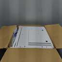 ASACESCU Night Stand Set 2, White Nightstand with Fluted Doors, Small Modern MidCentury Bedside Table for Bedroom, End Table for Living Room