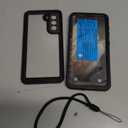 Oterkin for Samsung Galaxy S21 Waterproof Case with Built-in Screen Protector Dustproof Shockproof 360 Full Body Underwater Case for Samsung S21 5G 6.2inch (2021) Black