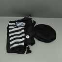 TOONRAIN Kid's Clown Mime Costume Striped Top and Suspender Skirt Theme Performance Dress Up XL(14-16Y)