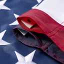 American Flag 2.5x4 ft Pole Sleeve Style: Longest Lasting US Sleeved Flag Made from Nylon, Embroidered Stars, Sewn Stripes, UV Protection Perfect for Outdoors, USA Flag