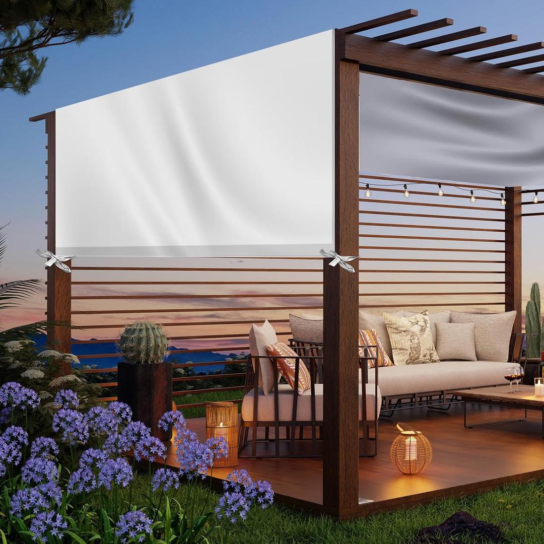Universal Pergola Replacement Canopy Outdoor Canopy Shade Cover Waterproof Shade Top Cover for Outdoor Patio Porch Backyard (14 x 10 ft,Beige)
