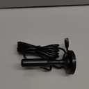 HIDB TV Antenna for Smart TV Indoor, Digital Indoor HD Antennas with Strong Magnetic Base, Easy Installation, Long Range Reception for Local Channels 4K 1080P, 10ft Long Cables (Black)