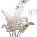 Rustic Metal Fern Leaf Sculpture, Rusty Art Flower Garden Landscape Garden Decor Gift Rustic Yard Ornament Garden Art Yard Art Sculpture Gift