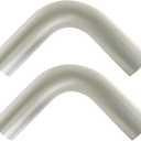 3 inch OD 90 Degree Exhaust Pipe Stainless Stee Mandrel Bend Elbow 90 Degree 3" Exhaust Bend Pipe Tube for Car Modified Exhaust System, Universal Fit, 5.9" Leg Length, 2 Pack