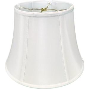 Royal Designs Modified Bell Lamp Shade, White, 7.5 x 12 x 9.5