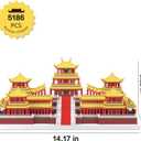 5180Pcs Chinese Architecture Micro Building Bricks Model Kit for Adults Detailed Architectural Display Model Ages 14+