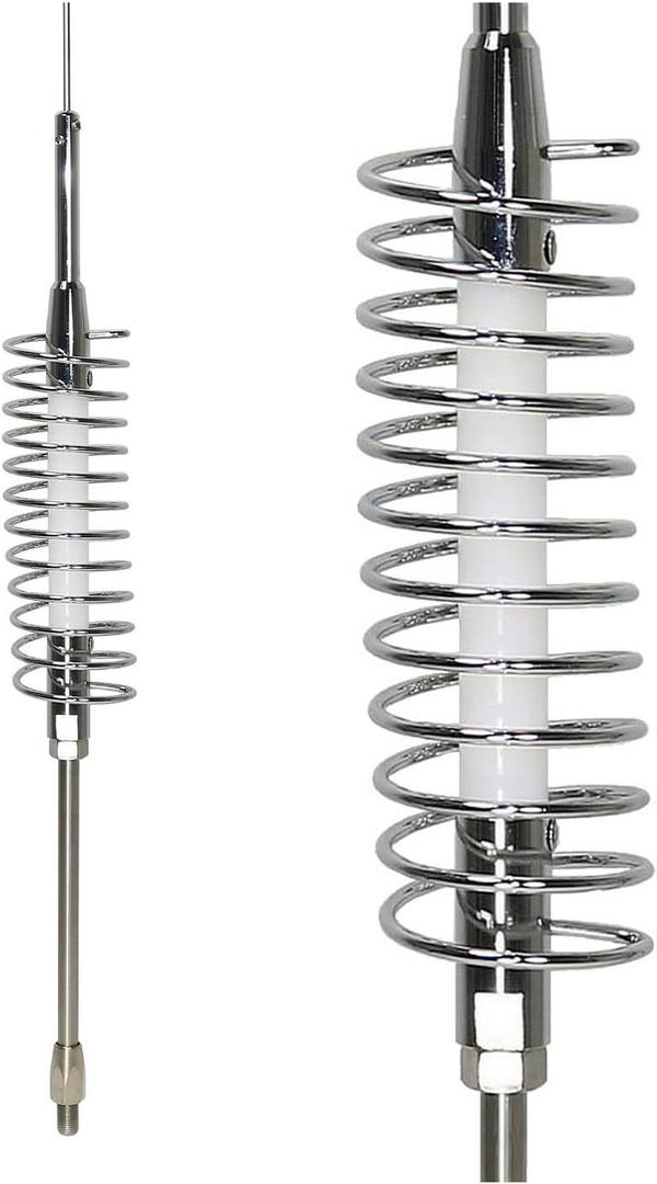 Tram 5,000-Watt Penetrator Sparrow 26 MHz to 30 MHz CB Antenna with 49-1/4 Inch Stainless Steel Whip and 6-Inch Shaft