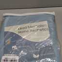 Hokibero 100% Blackout Curtains Faux Linen Textured 90 Inches Long for Bedroom Living Nursery Boys Room Darkening Thermal Insulating Black Out Curtains for Patio Door Summer Winter Heat Blocking Blue