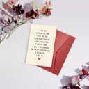 SuperShunhu Sweet Valentines Card for Men Woman, Love Poem Card for Boyfriend Girlfriend, Heartfelt Anniversary Card for Husband Wife, Valentine's Day/Anniversary Card for Lover