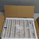 White Metal Dog Gate for Small Dogs - 13.3" Short Freestanding Puppy Gate with Retractable Sliding Rail, No Installation, Indoor/Outdoor Use, Foldable & Portable Pet Barrier