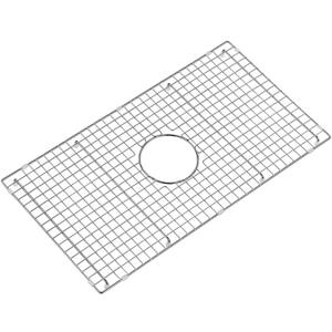 26.2 in. x 14.2 in. Centre Drain Sink Protector with Supersoft Silicone Feet in 304 Grade Stainless Steel