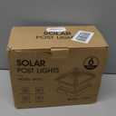 Solar Post Cap Lights Outdoor 6 Pack, 2 Mode Bright Fence Post Solar Lights Outdoor Waterproof, Deck Fence Post Cap Light Solar Powered for 4x4 4.5x4.5 5x5 Posts in Garden Decor