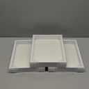 Shadow Box Frame 8x10 - 3 Pack Wood Deep Shadowbox with Glass Shadow Boxes Display Cases Suitable for Photos, Dried Flowers, Handicrafts Picture Frames for Wall (White)