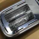 BLACK+DECKER 2-Slice Toaster with 7 Toast Shade Settings, Extra-Wide Slots for Bagels, Stainless Steel Exterior Finish