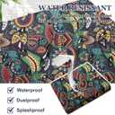 Waterproof 3-Piece Patio Sofa Cushion Cover Set - Replacement Covers for Outdoor Wicker Furniture, Bench & Seat Cushions