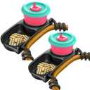 Swanoo Universal Stroller Snack Tray | Pack of 2 | Compatible with Nuna | Stroller Cup Holder | Bumper Bar | Stroller Tray Attachment with Cups Holder for Baby Toddler | Stroller Accessories