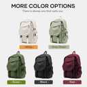 coowoz Lightweight School Bag Casual Daypack College Laptop Backpack for Men Women Water Resistant Travel Rucksack for Sports High School Middle Bookbag for girls White Small