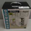 Cooluli Mini Fridge for Bedroom - Car, Office Desk & Dorm Room - Portable 4L/6 Can Electric Plug In Cooler & Warmer for Food, Drinks, Skincare Beauty & Makeup - 12v AC/DC & Exclusive USB Option, White