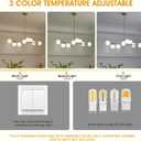 55" Brass Linear Chandelier, 16 Lights Mid Century Modern Sputnik Chandelier, Large Pendant Lights Kitchen Island with White Glass Lampshade, Bubble Chandelier for Kitchen Over Table - Gold