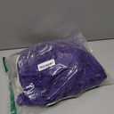 Spandex Purple Chair Sashes 50 Pack, Chair Bands with Buckle Slider for Wedding Party Folding Chairs Decor