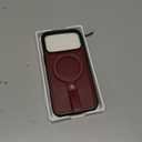 for iPhone 17 Pro Max Case Leather | iPhone 17 Pro Max Leather Case with Stand | Compatible with MagSafe with Magnetic Ring Grip Holder (Burgundy, IP17 Pro Max-6.9inch)