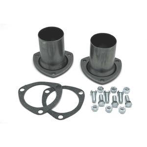 Hedman Collector Reducer, 2.5 in Inlet/Outlet, 3 Bolt Flange, Gaskets, Steel, Natural, Each