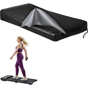 Treadmill Cover, Running Machine Cover, Oxford Cloth Waterproof Dustproof Exercise Equipment Protect with Drawstring and Storage Bag for Outdoor Indoor (Walking Pad)