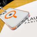 for iPhone 15 Plus Case, [Compatible with MagSafe], Magnetic Kickstand Case for Women Girls, Case for iPhone 15 Plus, 6.7", Clear Black