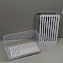 Upgrade Bread Slicer for Homemade Bread with Bread Box, Bread Slicing Guide Adjustable Width, Foldable and Compact Cutting Guide with Crumb Tray, Suitability for Homemade Bread, Bagels,Cakes