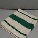 Artoid Mode Dark Green Farmhouse Woven Rustic Table Runner, Seasonal Holiday Hollow Kitchen Dining Table Decoration for Home Party Decor 12x90 Inch