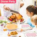 200 Pcs Orange Gingham Napkins - 3-Ply Disposable Orange and White Checkered Paper Napkins, Buffalo Plaid Guest Hand Towels for Christmas Bathroom Wedding Birthday Party Dinner Picnic (Orange)