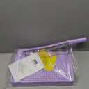 Firbon 12" Guillotine Paper Cutter, Heavy Duty 12-Sheet Capacity Trimmer for Cardstock, Photos, Scrapbooking, Office, Classroom, Studio (Purple)