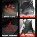 GXARTS 4 PCS Both Front & Rear Floor Mats Carpet Black Velour Compatible with BMW 3-Series F30 2012 2013 2014 2015 2016 2017 2018 2019 Anti- Slip