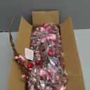 2 Pcs Valentine's Day Decor, 6 Ft Valentine's Day Garland for Mantel, Valentines Day Centerpiece for Table, Red Pink Heart Garland, Valentines Day Decorations for Spring Wedding Fireplace Table Décor