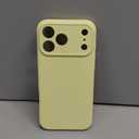 LOVE 3000 Designed for iPhone 17 Pro Max Case, Premium Silicone [Compatible with Magsafe][Soft Anti-Scratch Microfiber Lining] Shockproof Protective Phone Case for Men Women 6.9", Creamy Yellow