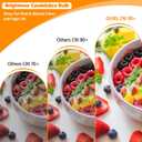 E12 LED Candelabra Bulbs 40 Watt Equivalent, 4W Vintage Candle Light Bulbs Dimmable, 470Lm Warm White 2700K B11 Edison Bulb, Filament Clear Glass Lamp Bulb for Chandelier Ceiling Fan (5 Packs)