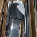 63 Inch Dresser TV Stand with Mount, Long Fabric Dressers Entertainment Center with 8 Drawers, Black Media Console Table for Living Room Bedroom