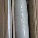 Amposei Boho Rustic Rattan Storage Bench 43 Wooden Entryway Shoe Organizer Bench with Cushion for Living Room Hallway Entrance, Brown