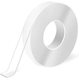 Art3d Double-Sided Mounting Tape (10FT), Multipurpose Removable Adhesive Foam Tape, Transparent, Household