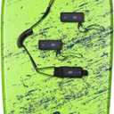 WOOWAVE Bodyboard 41-inch Super Lightweight Body Board with Coiled Wrist Leash, Swim Fin Tethers, EPS Core and Slick Bottom, Perfect Surfing for Kids Teens and Adults