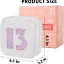 Handmade Small Jewelry Box, Gifts for 13th Birthday Girls, Valentines Christmas Gifts for Kids Girlfriends, Bling Small Jewelry Organizer