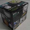 Rice Robot Personal Rice Cooker, PFAS-free, Nonstick. 1 Quart Capacity, with Stainless Steel Steamer Tray, Measuring Cups, Recipe Book with 60 Recipes, and Serving Spoon, As Seen On TV