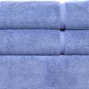 Luxury Hotel & Spa Collection Highly Absorbent, Quick Dry 100% Turkish Cotton 700 GSM, Eco Friendly Towel, for Bathroom Dobby Border Soft Bath Towel Set 27 X 54 (Wedgewood, Bath Towels - Set of 2)