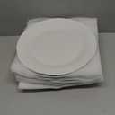 Y YHY Ceramic Dinner Plates, 10.6 Inch Porcelain Scalloped Plates, Off-White Serving Dishes Set of 6 for Home Kitchen, Microwave & Dishwasher Safe, Dinnerware Dishes Gift for Thanksgiving Christmas