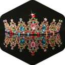 Kamirola - Queen Crown and Tiaras Princess Crown for Women and Girls Crystal Headbands for Bridal, Princess for Wedding and Party01 (Gold)