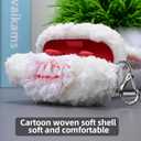 Plush Earbuds Case Cover Compatible with Beats Solo Buds Cartoon Cute Headphone Cases (Plaid Rabbit,for Beats Solo Buds)